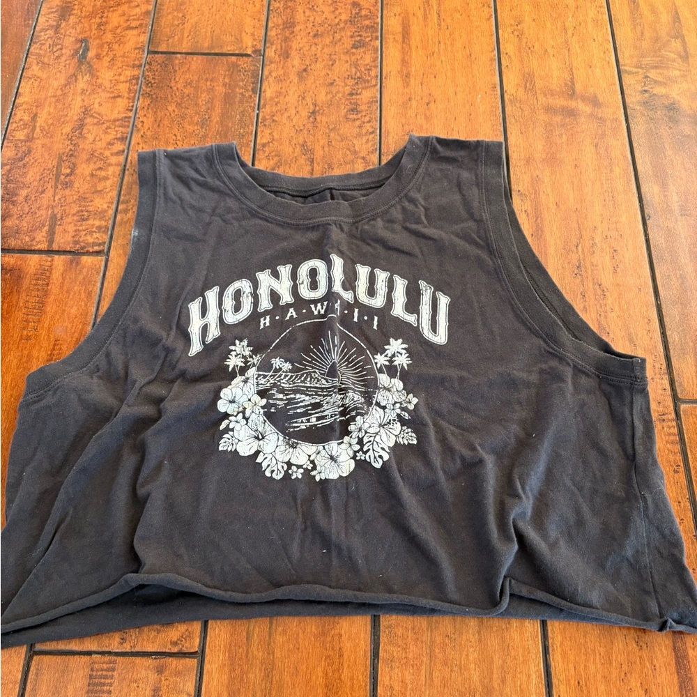 HOLLISTER GRAPHIC MUSCLE TANK